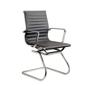 Sillon Aluminium Eames Oficina B Fija Trineo 1- Alto Impacto - ALTO IMPACTO Home + Office