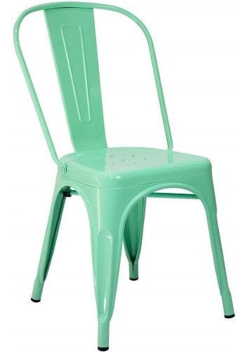 Set 4 Silla Tolix Metalica Chapa Industrial - Alto Impacto