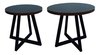 Set X2 Mesa Auxiliar Ratona Escandinava Industrial 40 Y 50cm