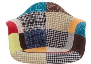 Sillon Patchwork Dar Eames Cromada- Alto Impacto