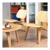 Mesa Ratona Baja Eames Lcw Plywood 86cms Diámetro - ALTO IMPACTO Home + Office