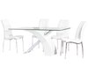 Mesa Vidrio Madera Diseño Moderna 160 * 90 4 - Alto Impacto - comprar online