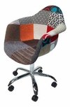 Sillon Silla Patchwork Daw Eames Bas Giratoria- Alto Impacto - ALTO IMPACTO Home + Office