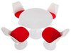 Combo Mesa Tulip 140 Cm Laca + 4 Sillas Tulip- Alto Impacto - ALTO IMPACTO Home + Office