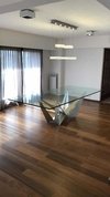 Mesa Comedor Vidrio Base Metalica 240 * 120 Cm- Alto Impacto - comprar online