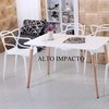 Combo Mesa Eames Dsw 160 + 4 Sillas Master By Starck - comprar online