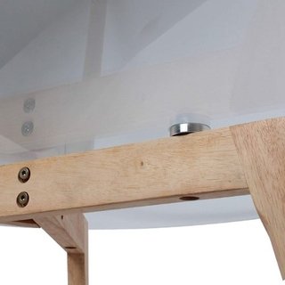 Mesa Ratona Escandinava Vidrio 80 Spider- Alto Impacto - tienda online