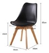 Mesa Eames 80 Cm Linea Escandinava - Alto Impacto -