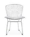 Set 4 Silla Bertoia Acero Cromado Almohadón Importadas - Alto Impacto en internet
