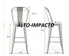 Set * 2 Banqueta Taburete Tolix Respaldo Rusty- Alto Impacto - tienda online