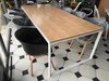 Mesa Metalica Industrial Rustica 240 * 100 + 6 Sillas Hay - comprar online