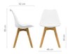 Silla Tulip Eames Escandinava Eames P Madera - Alto Impacto