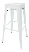 Banqueta Taburete Tolix Metálica Altura 75 cm en internet