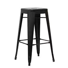 Set 4 Banqueta Taburete Tolix Galvanizada