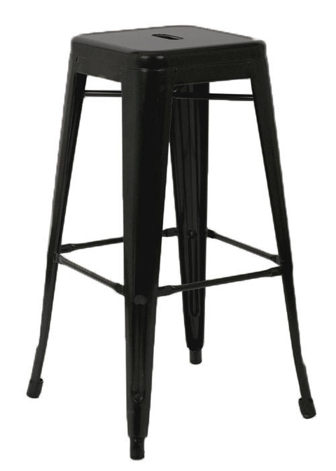 Set 4 Banqueta Taburete Tolix Metalica - Alto Impacto