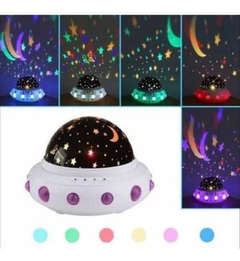 Espanta cuco proyector ovni de colores
