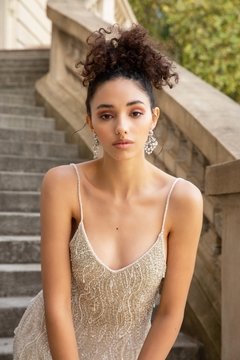 Vestido Corto Bordado HADID - tienda online