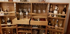 Bar Copas y Bebidas - Madera Maciza