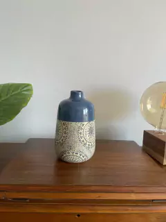 Jarrón mandala celeste - comprar online