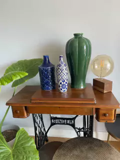Jarrón verde - tienda online