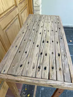 Barra rústica varilla de campo - Madera Maciza