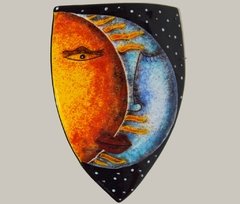 Máscara de vidrio fusionado "eclipse"
