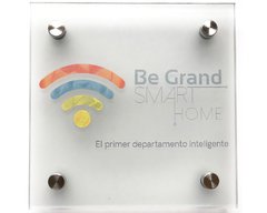 placa de vidrio para pared