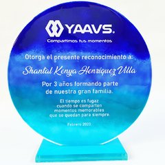 Reconocimiento de vidrio Círculo Gama - comprar en línea