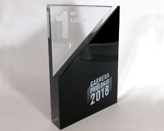 Reconocimiento deportivo en cristal