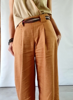 Pantalon ARETHA tostado - comprar online