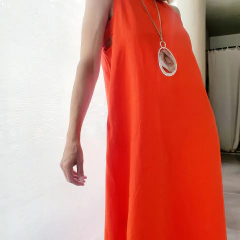 Vestido Rene Naranja - comprar online