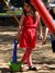 vestido niña rojo