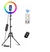 ARO DE LUZ LED 26CM RGB CON TRIPODE Y SOPORTE CELULAR