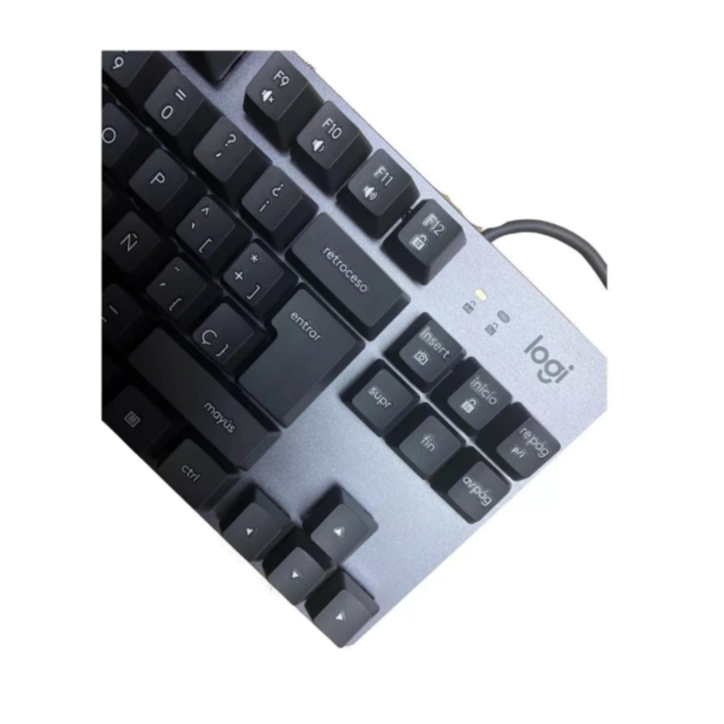 Teclado Logitech K835 Tkl Qwerty Gl Blue Clicky Español Color Negro — AMV  Store