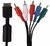 Cable Vídeo Componentes Rca Para Play Station 3 Ps3 Y Ps2 - comprar online