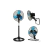 VENTILADOR 10" MINI 25CM DIAMETRO POTENTE METALICO 3EN1 PISO PARED TECHO