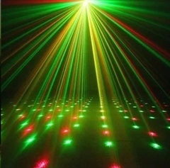 Imagen de Laser Led Lluvia Multipunto Audioritmico Luces Dj Fiestas