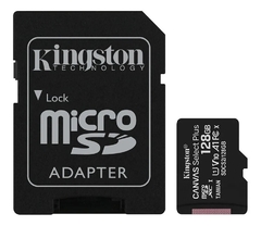 Memoria Micro Sd 128gb Kingston Clase 10 Canvas Select Plus 4k 80mb/s Original - Shoppingame