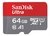 Memoria Micro Sd 64 Gb Ultra SANDISK Hc Clase 10 Hd 100mbs - comprar online