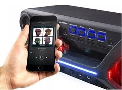 Parlante Portatil WINCO W248 Radio Usb Bluetooth Potencia 4000w Karaoke Luces Led Inalambrico Bateria Y 220v + Microfono - tienda online