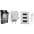 CARGADOR DE PARED 220V KOSMO KS18L IPHONE 3.3A 5V CARGA RAPIDA 3 PUERTOS USB - comprar online