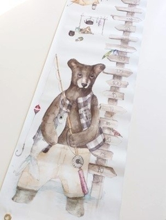 Medidor infantil tela ¨Oso Child Growth Chart¨ - comprar online