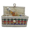 Kit Cachaça de Uva adoçado com Rapadura Nobre de Minas na caixa de Palha 275 ml