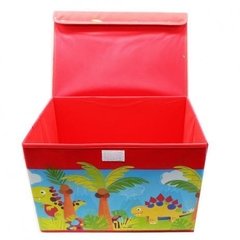 Caixa Organizadora de Brinquedos Infantil Dobrável com Tampa - FWB
