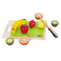 Frutinhas para Corte com Velcro Brinquedo Educativo - Tooky Toys