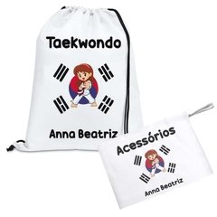 Kit Taekwondo Menina Personalizado