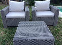 Living California: 2 INDIVIDUALES + MESA - Capuccino - PISCINAS ZUMAAC 