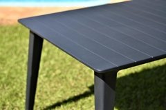 MESA LIMA -10/12 personas -Color Grafito - comprar online