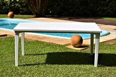 MESA FUTURA + 4 SILLAS BLANCAS IBIZA - tienda online