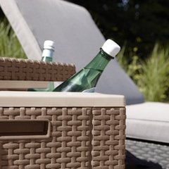 ICE CUBE: Heladerita + mesa auxiliar + asiento - 3 en 1 - tienda online